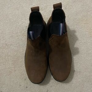 Ariat Men's Tan Slip-On Work Boots